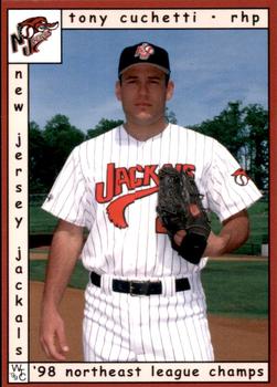 1999 Warning Track New Jersey Jackals #17 Tony Cuchetti Front