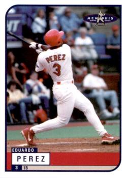 1999 Memphis Redbirds #22 Eduardo Perez Front