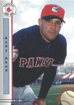 1999 Blueline Pawtucket Red Sox #4 Andy Abad Front