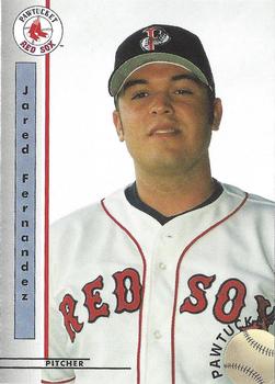 1999 Blueline Pawtucket Red Sox #13 Jared Fernandez Front