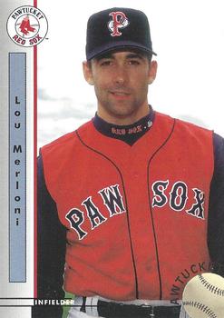 1999 Blueline Pawtucket Red Sox #21 Lou Merloni Front