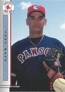 1999 Blueline Pawtucket Red Sox #25 Juan Pena Front