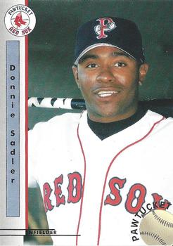 1999 Blueline Pawtucket Red Sox #29 Donnie Sadler Front