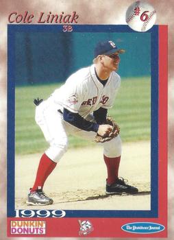 1999 Dunkin' Donuts Pawtucket Red Sox #NNO Cole Liniak Front