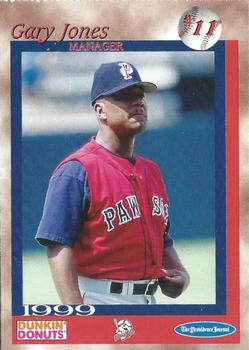 1999 Dunkin' Donuts Pawtucket Red Sox #NNO Gary Jones Front