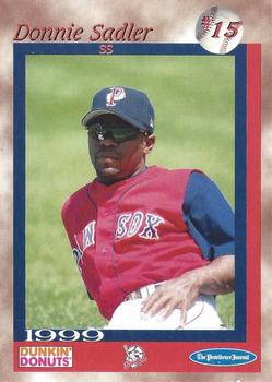 1999 Dunkin' Donuts Pawtucket Red Sox #NNO Donnie Sadler Front