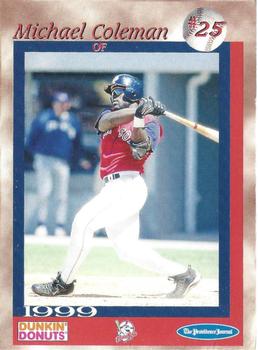 1999 Dunkin' Donuts Pawtucket Red Sox #NNO Michael Coleman Front