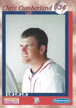 1999 Dunkin' Donuts Pawtucket Red Sox #NNO Chris Cumberland Front