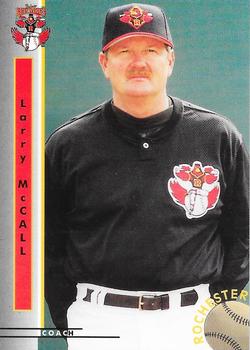 1999 Blueline Rochester Red Wings #3 Larry McCall Front