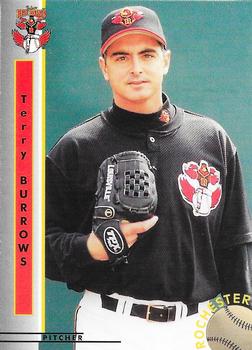 1999 Blueline Rochester Red Wings #6 Terry Burrows Front