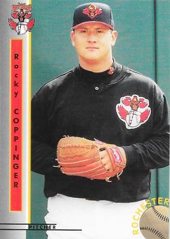 1999 Blueline Rochester Red Wings #7 Rocky Coppinger Front