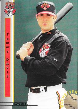 1999 Blueline Rochester Red Wings #8 Tommy Davis Front