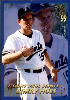 1999 St. Paul Saints #NNO Barry Moss Front