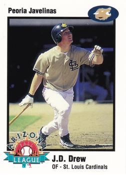 1998 Arizona Fall League Prospects #12 J.D. Drew Front