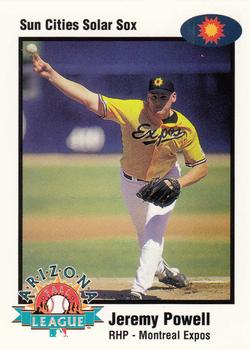 1998 Arizona Fall League Prospects #25 Jeremy Powell Front