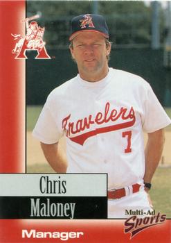 1998 Multi-Ad Arkansas Travelers #27 Chris Maloney Front