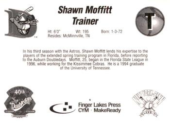 1998 Auburn Doubledays #NNO Shawn Moffitt Back