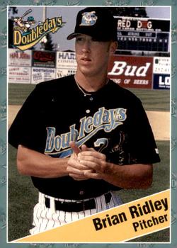 1998 Auburn Doubledays #NNO Brian Ridley Front