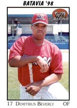 1998 Batavia Muckdogs #NNO Demitrius Beverly Front