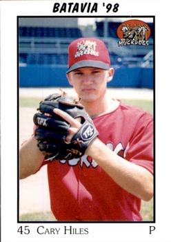 1998 Batavia Muckdogs #12 Cary Hiles Front