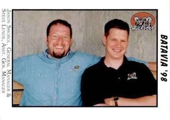 1998 Batavia Muckdogs #29 Jason Smorol / Steve Lenox Front