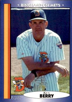 1998 Blueline Q-Cards Binghamton Mets #2 Ken Berry Front