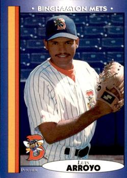 1998 Blueline Q-Cards Binghamton Mets #5 Luis Arroyo Front