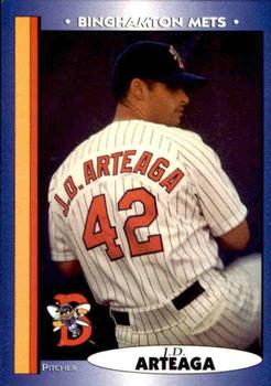 1998 Blueline Q-Cards Binghamton Mets #7 J.D. Arteaga Front