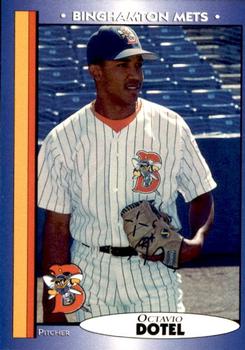 1998 Blueline Q-Cards Binghamton Mets #11 Octavio Dotel Front