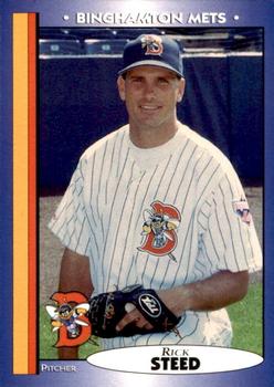 1998 Blueline Q-Cards Binghamton Mets #26 Rick Steed Front