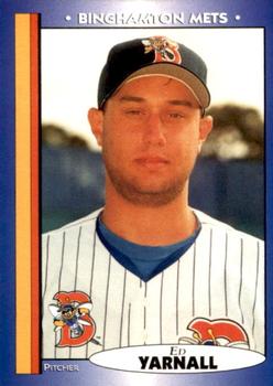 1998 Blueline Q-Cards Binghamton Mets #29 Ed Yarnall Front