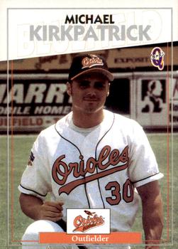 1998 Blueline Q-Cards Bluefield Orioles #26 Michael Kirkpatrick Front