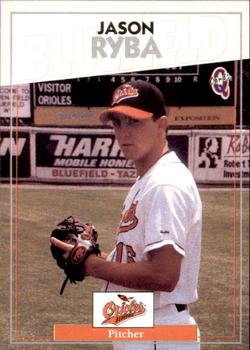 1998 Blueline Q-Cards Bluefield Orioles #31 Jason Ryba Front