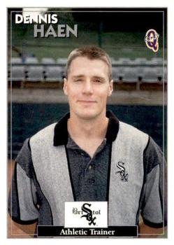 1998 Blueline Q-Cards Bristol White Sox #4 Dennis Haen Front
