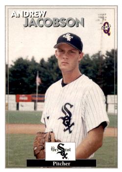1998 Blueline Q-Cards Bristol White Sox #14 Andrew Jacobson Front
