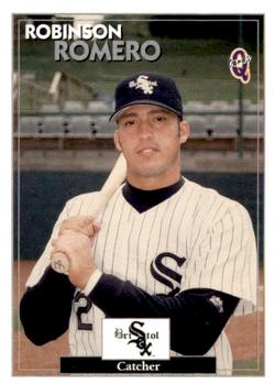 1998 Blueline Q-Cards Bristol White Sox #22 Robinson Romero Front