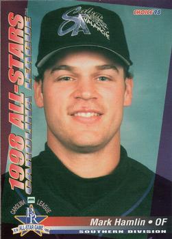 1998 Choice Carolina League All-Stars #37 Mark Hamlin Front