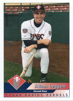1998 Cedar Rapids Kernels #NNO Adam Leggett Front