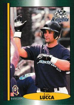 1998 Blueline Q-Cards Charlotte Knights #19 Lou Lucca Front