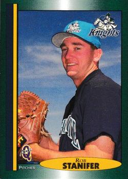 1998 Blueline Q-Cards Charlotte Knights #26 Rob Stanifer Front