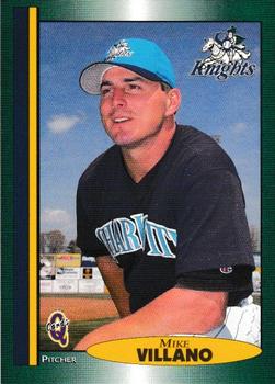 1998 Blueline Q-Cards Charlotte Knights #27 Mike Villano Front