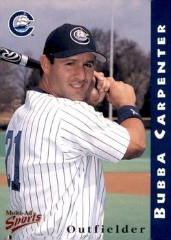 1998 Multi-Ad Columbus Clippers #9 Bubba Carpenter Front