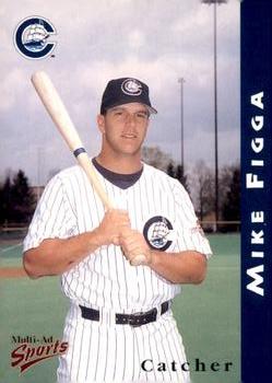 1998 Multi-Ad Columbus Clippers #12 Mike Figga Front