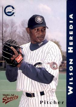 1998 Multi-Ad Columbus Clippers #14 Wilson Heredia Front
