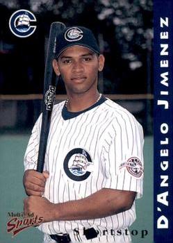 1998 Multi-Ad Columbus Clippers #18 D'Angelo Jimenez Front