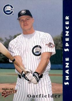 1998 Multi-Ad Columbus Clippers #29 Shane Spencer Front