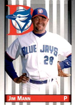 1998 Dunedin Blue Jays #22 Jim Mann Front