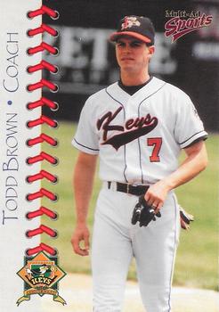 1998 Multi-Ad Frederick Keys #5 Todd Brown Front