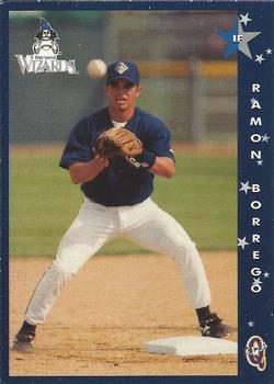 1998 Blueline Q-Cards Fort Wayne Wizards #1 Ramon Borrego Front