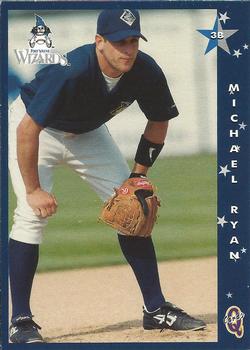 1998 Blueline Q-Cards Fort Wayne Wizards #10 Michael Ryan Front